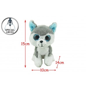 HUSKY ASSIS EN PELUCHE 15 CM