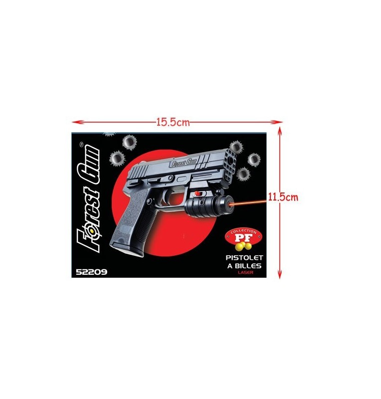 PISTOLET A BILLES LASER LO 15 CM PISTOLET A BILLES LASER LO 15 CM