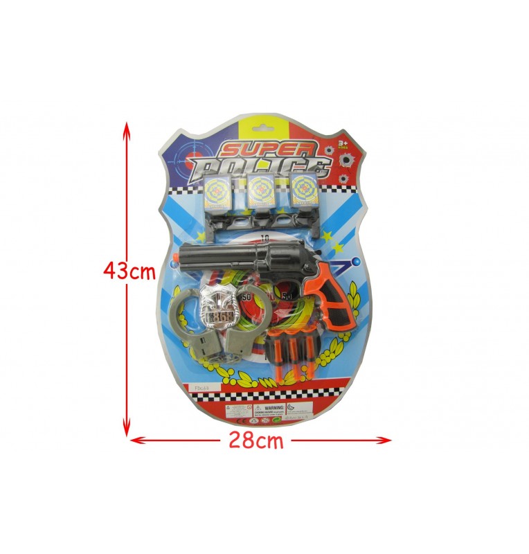 PISTOLET SUPER POLICE AVEC ACCESSOIRES PISTOLET SUPER POLICE AVEC ACCESSOIRES