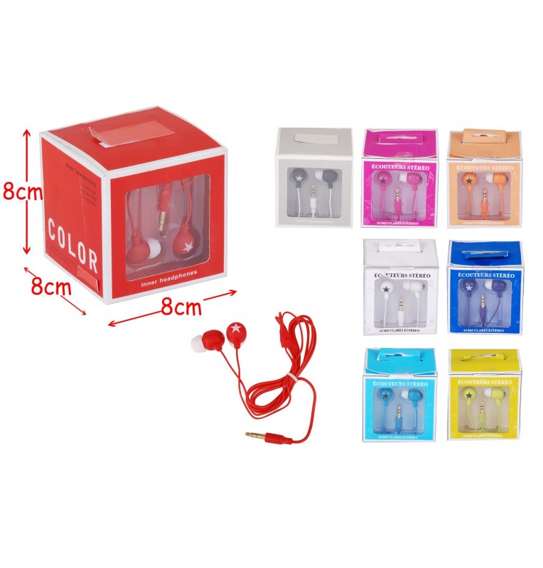 ECOUTEUR STEREO 10 Coloris ECOUTEUR STEREO 10 Coloris