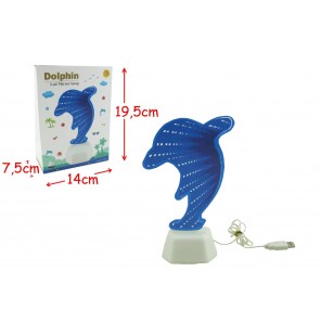 LAMPE NEON LED DAUPHIN