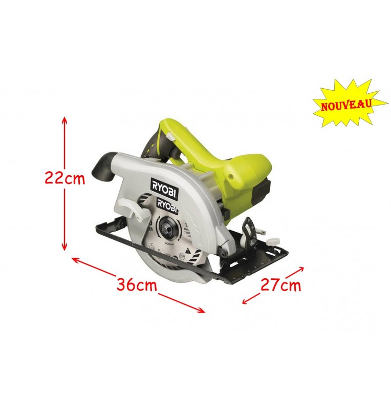 RYOBI SCIE CIRCULAIRE 1150W RYOBI SCIE CIRCULAIRE 1150W