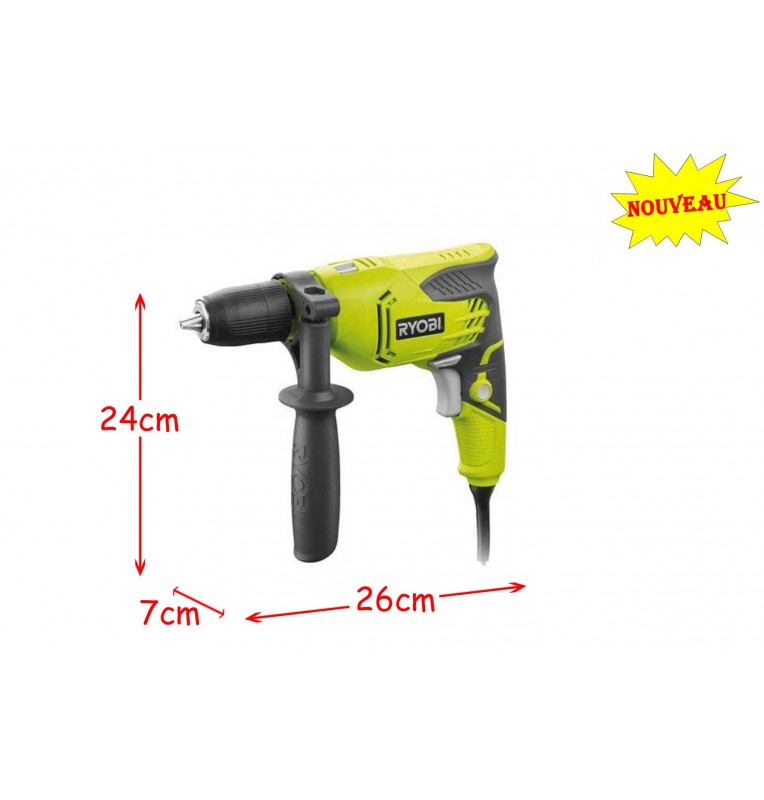RYOBI PERCEUSE PERCUSSION FILAIRE 500W RYOBI PERCEUSE PERCUSSION FILAIRE 500W