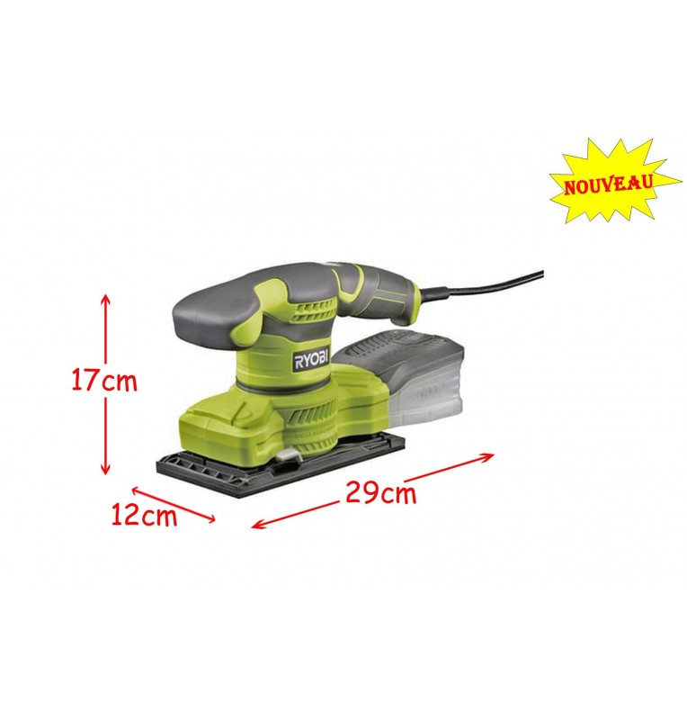 RYOBI PONCEUSE FIBRANTE FILAIRE 200W RYOBI PONCEUSE FIBRANTE FILAIRE 200W