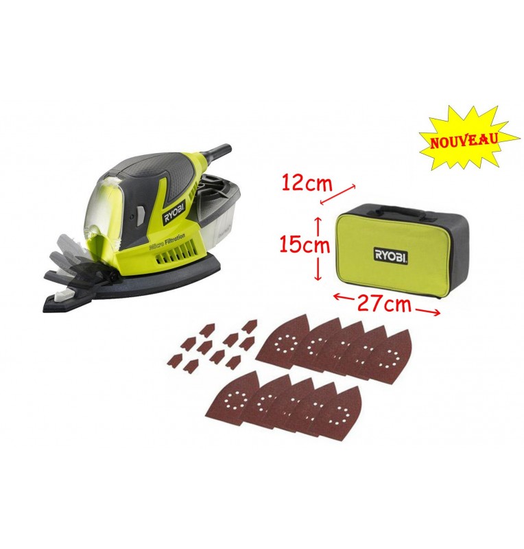 PONCEUSE TRIANGLE RYOBI 100W FILAIRE PONCEUSE TRIANGLE RYOBI 100W FILAIRE
