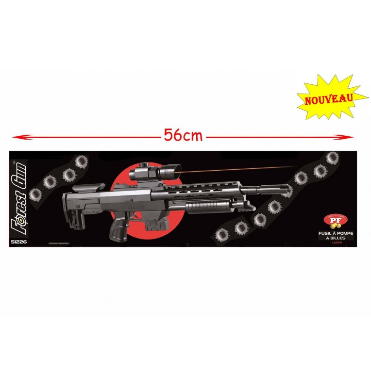 FUSIL AVEC LASER 56 CM FUSIL AVEC LASER 56 CM
