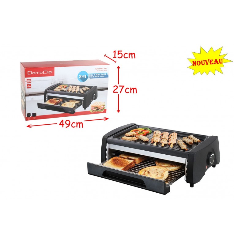 GRIL MINI FOUR 1500W DOMOCLIP GRIL MINI FOUR 1500W DOMOCLIP