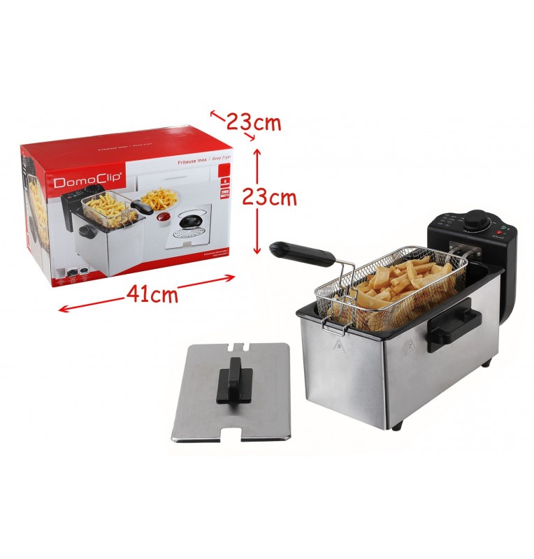 FRITEUSE INOX 3 L 2000W FRITEUSE INOX 3 L 2000W