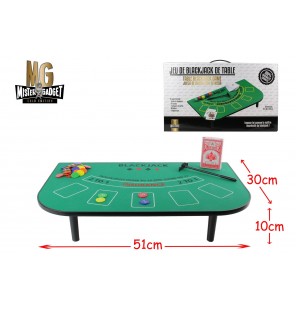 JEU DE BLACKJACK DE TABLE