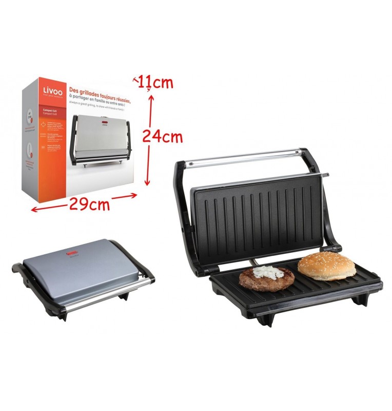 GRILL ELECTRIQUE ALU LIVOO GRILL ELECTRIQUE ALU LIVOO