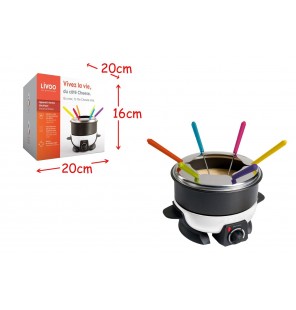 FONDUE ELECTRIQUE 6 PERSONNES LIVOO PACK