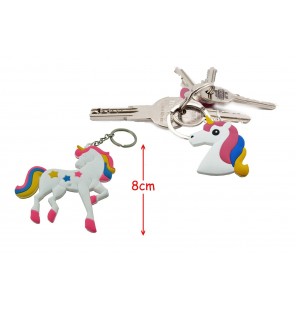 PORTE CLE LICORNE 8CM