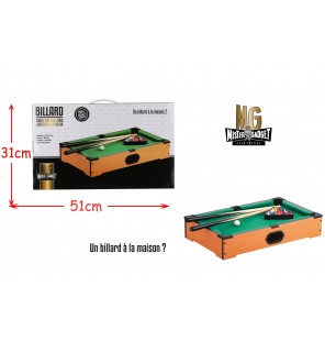 JEU DE TABLE BILLARD