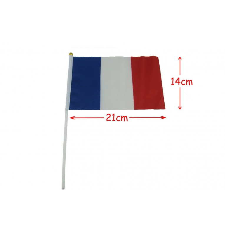 DRAPEAU FRANCE 14 X 21 CM DRAPEAU FRANCE 14 X 21 CM