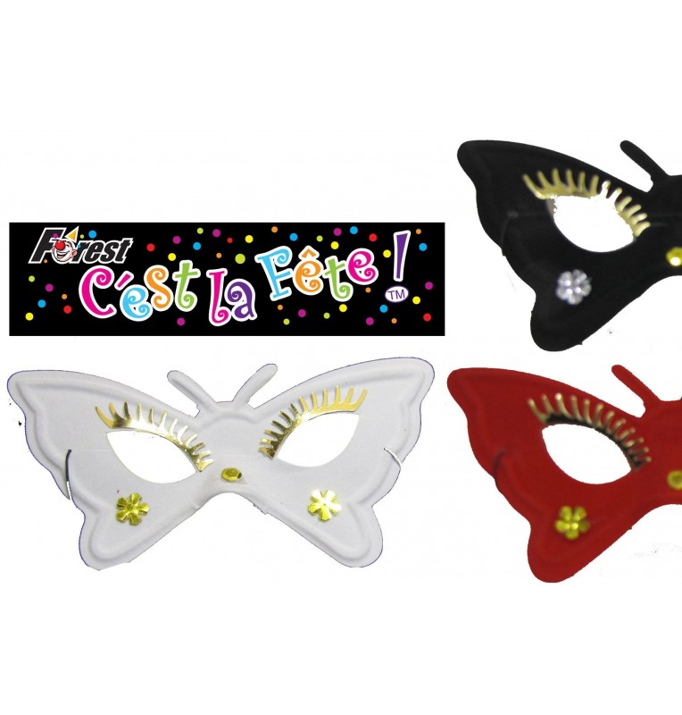 LOUP PAPILLON FEUTRINE 3 coloris LOUP PAPILLON FEUTRINE 3 coloris