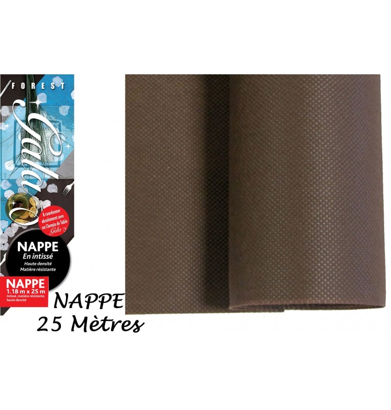 NAPPE INTISSE CHOCOLAT 25 M NAPPE INTISSE CHOCOLAT 25 M