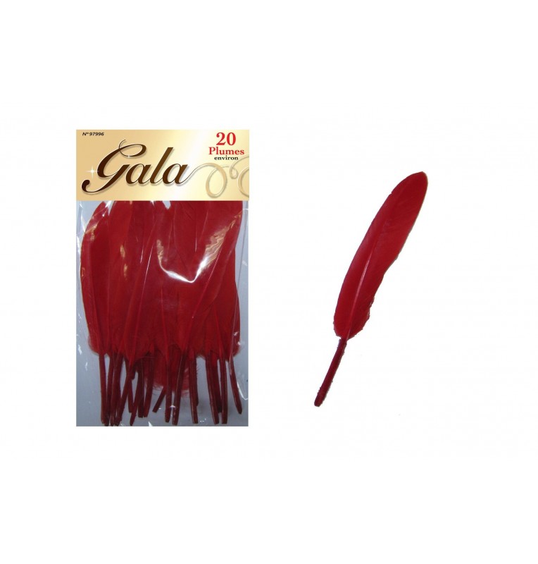 20 PLUMES ROUGES 20 PLUMES ROUGES