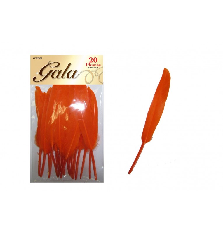 20 PLUMES ORANGES 20 PLUMES ORANGES