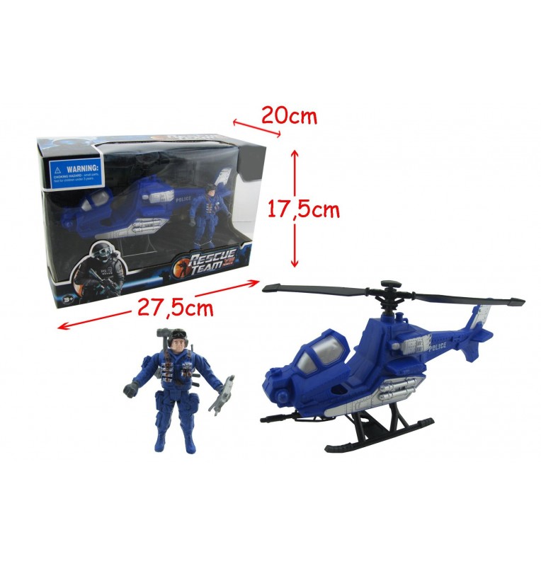 SET HÉLICOPTÈRE POLICE + ACCESSOIRES SET HÉLICOPTÈRE POLICE + ACCESSOIRES