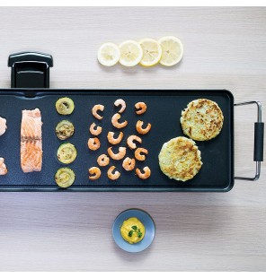 PLANCHA TEPPAN YAKI GRILL LIVOO CUISSON ALIMENT 