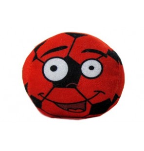 Ballon de football en peluche avec imprimé visage