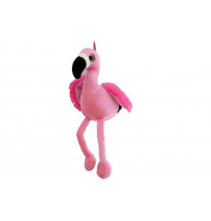 Peluche flamant rose 2 coloris.