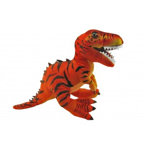 PELUCHE DINOSAURE 2 ASSORTIS 50CM ROUGE