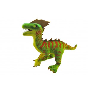 PELUCHE DINOSAURE 2 ASSORTIS 50CM VERT