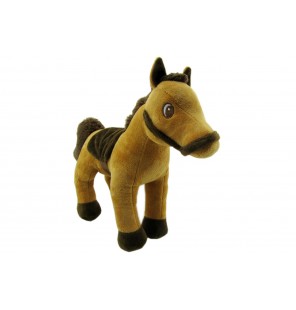 Peluche cheval 3 coloris.