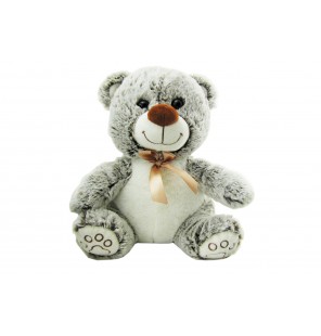 Peluche ours flot assis 2 coloris