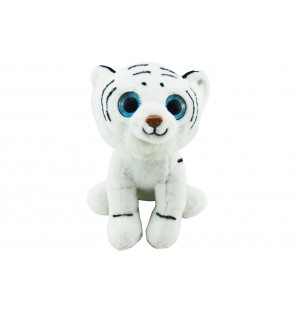 PELUCHE TIGRE BLANC VUE FACE