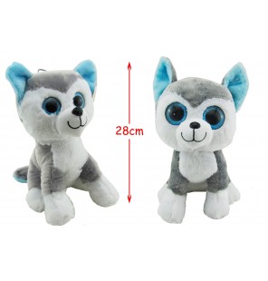 PELUCHE HUSKY ASSIS 28CM