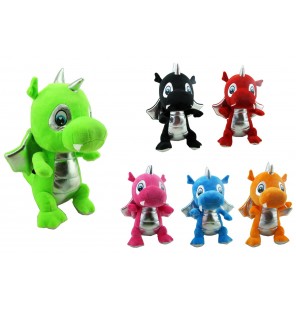 PELUCHE DRAGON ASSIS 6 COLORIS 