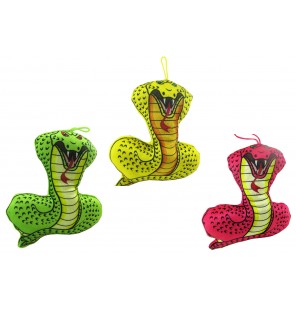 Peluche serpent imprimé 3 coloris.