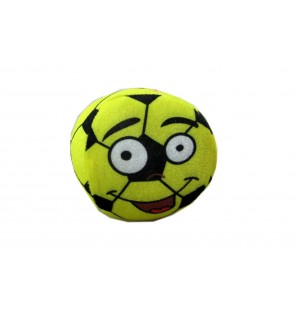 Peluche ballon foot visage 4 coloris