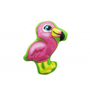Peluche flamant rose imprimé 3 coloris