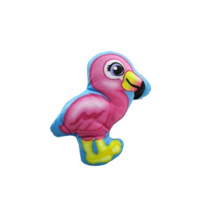 Peluche flamant rose imprimé 3 coloris