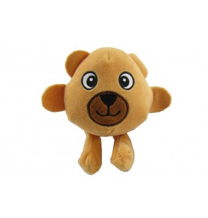 PELUCHE TETE ANIMAL 4 ASSORTIS MODELE 3