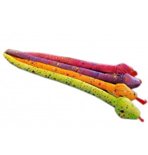 Peluche serpent paillette 4 coloris