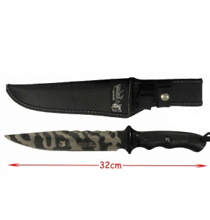 couteau lame militaire avec housse
