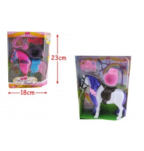cheval avec accessoires