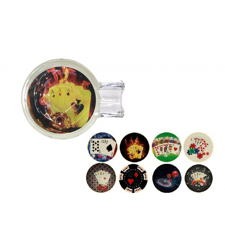 cendrier rond en verre casino cendrier rond en verre casino