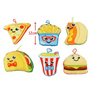 peluche food 6 assortis