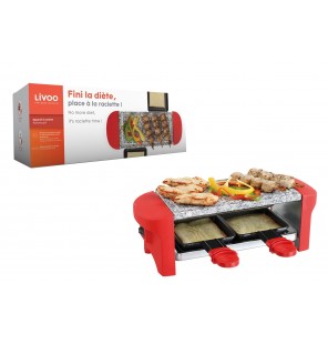 APPAREIL A RACLETTE 2 PERSONNES LIVOO SUGGESTION