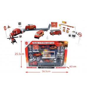 SET VEHICULES DE POMPIERS