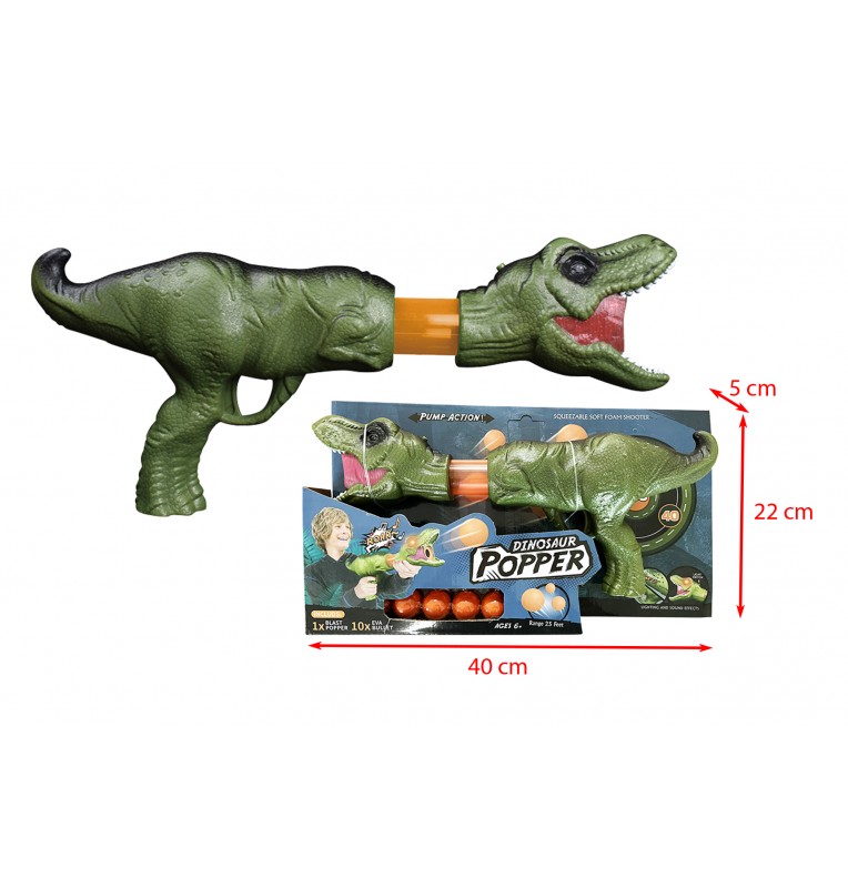 Paquet de 2 jouets magiques de pistolet de dinosaure, jouets d