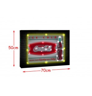 TABLEAU TOILE LED BOUTEILLE...