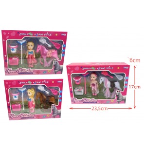 SET POUPEE + CHEVAL
