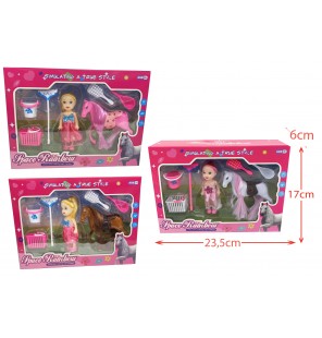 SET POUPEE + CHEVAL