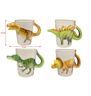 MUG TETE DINO 4 ASSORTIS